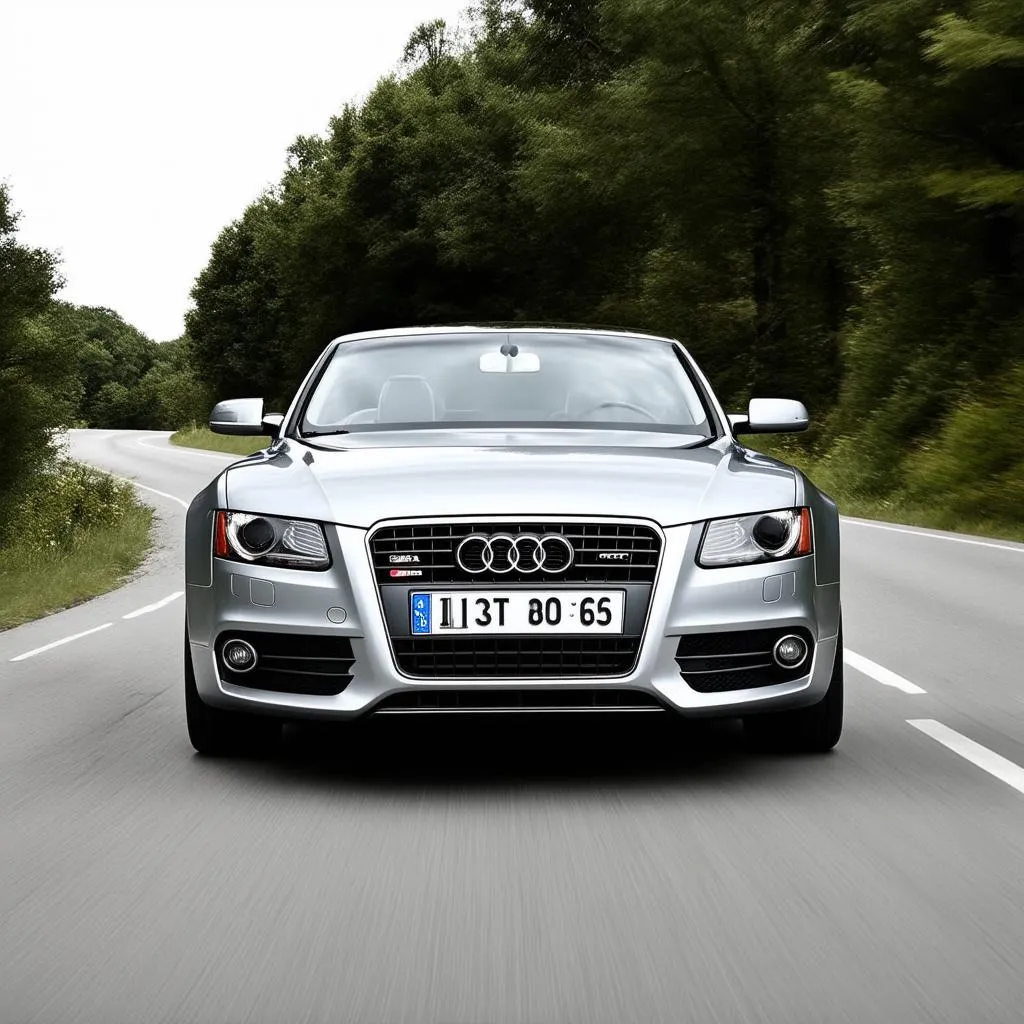 Audi S5 on the road