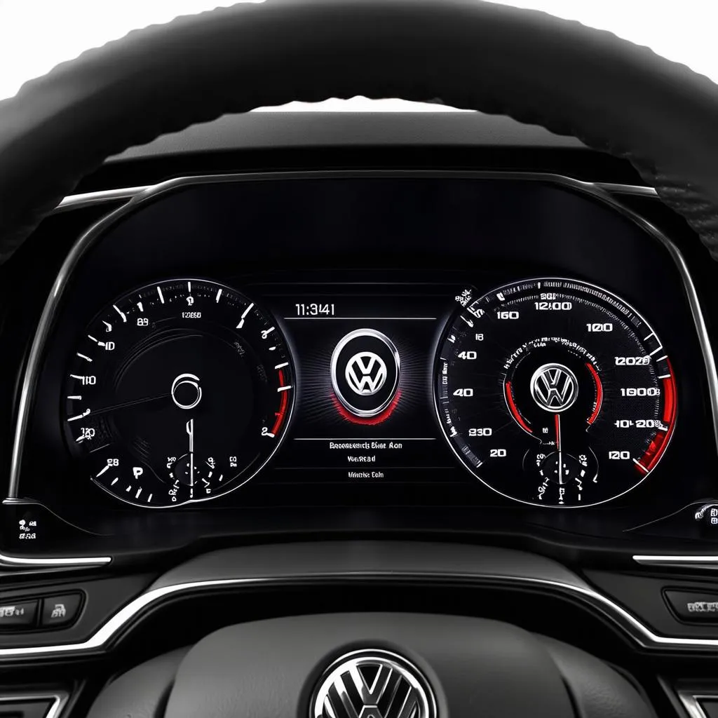 VW Tiguan Dashboard Display