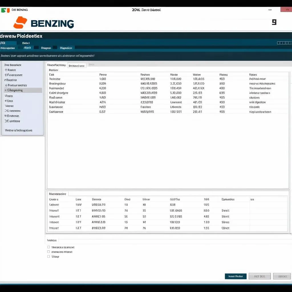 Benzing Pidexx software dashboard