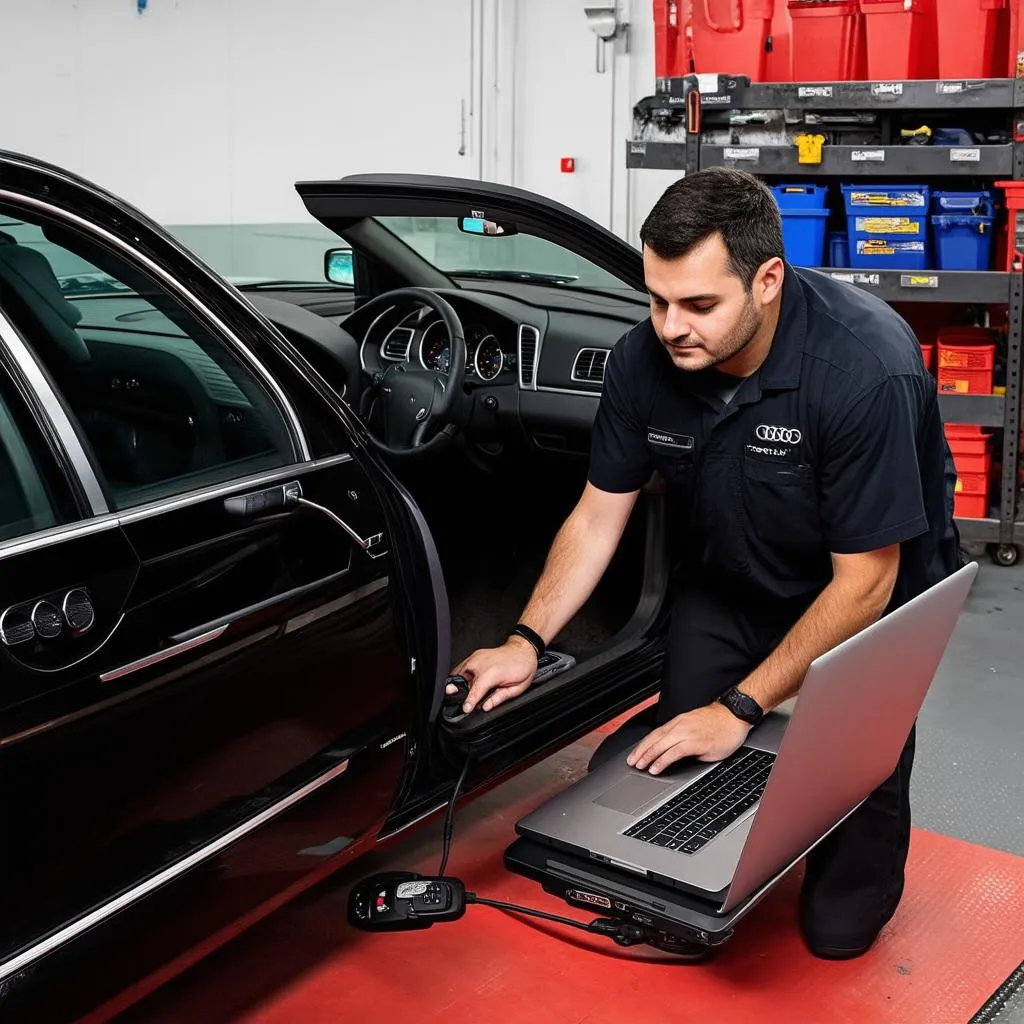 mechanic programming audi key