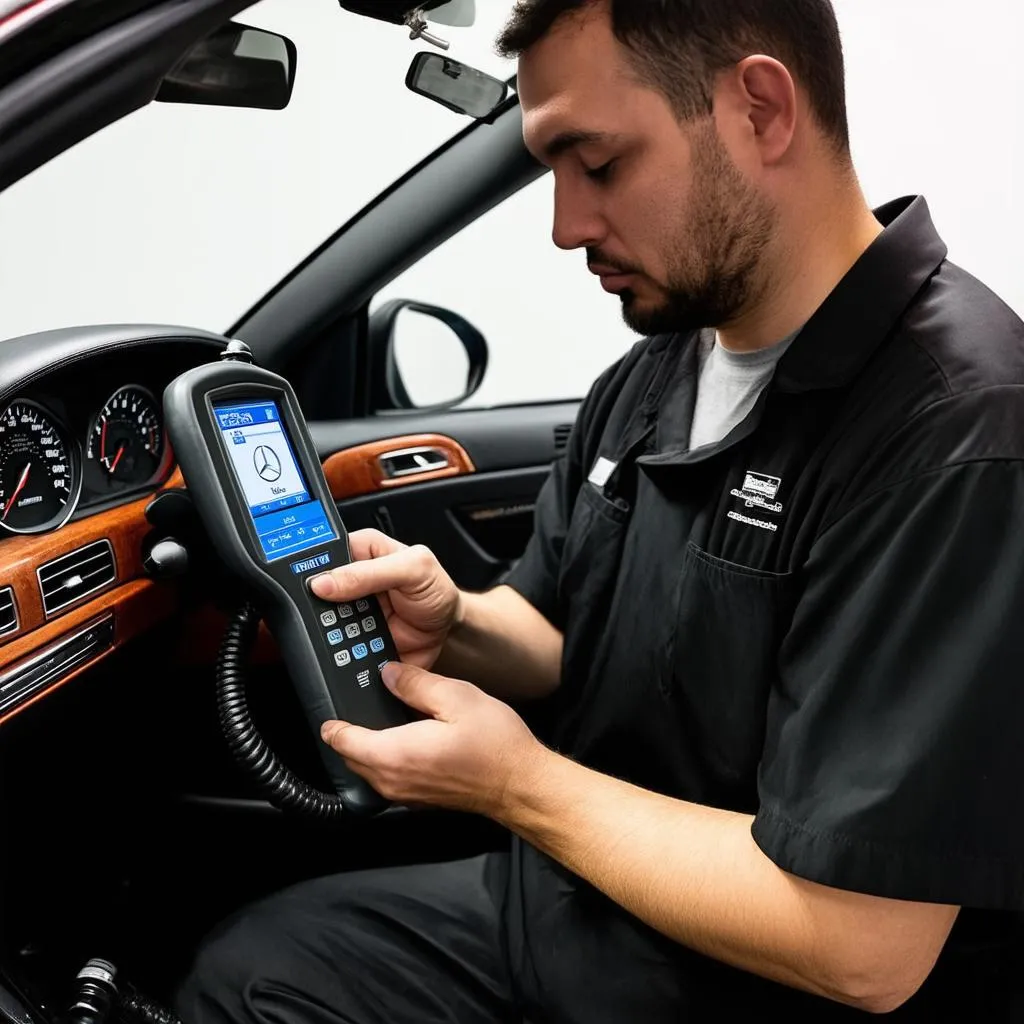 Mercedes S500 diagnostics