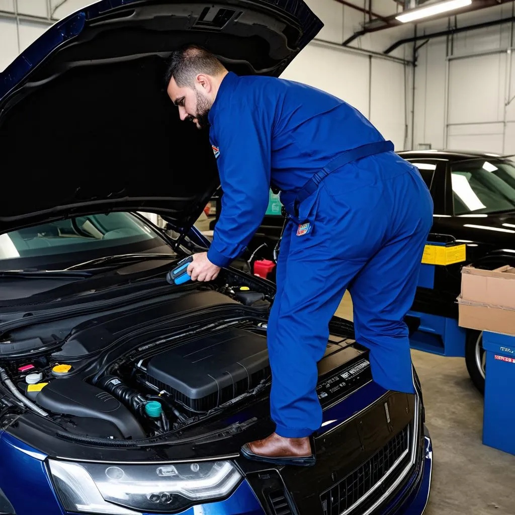 Audi A8 engine diagnostics