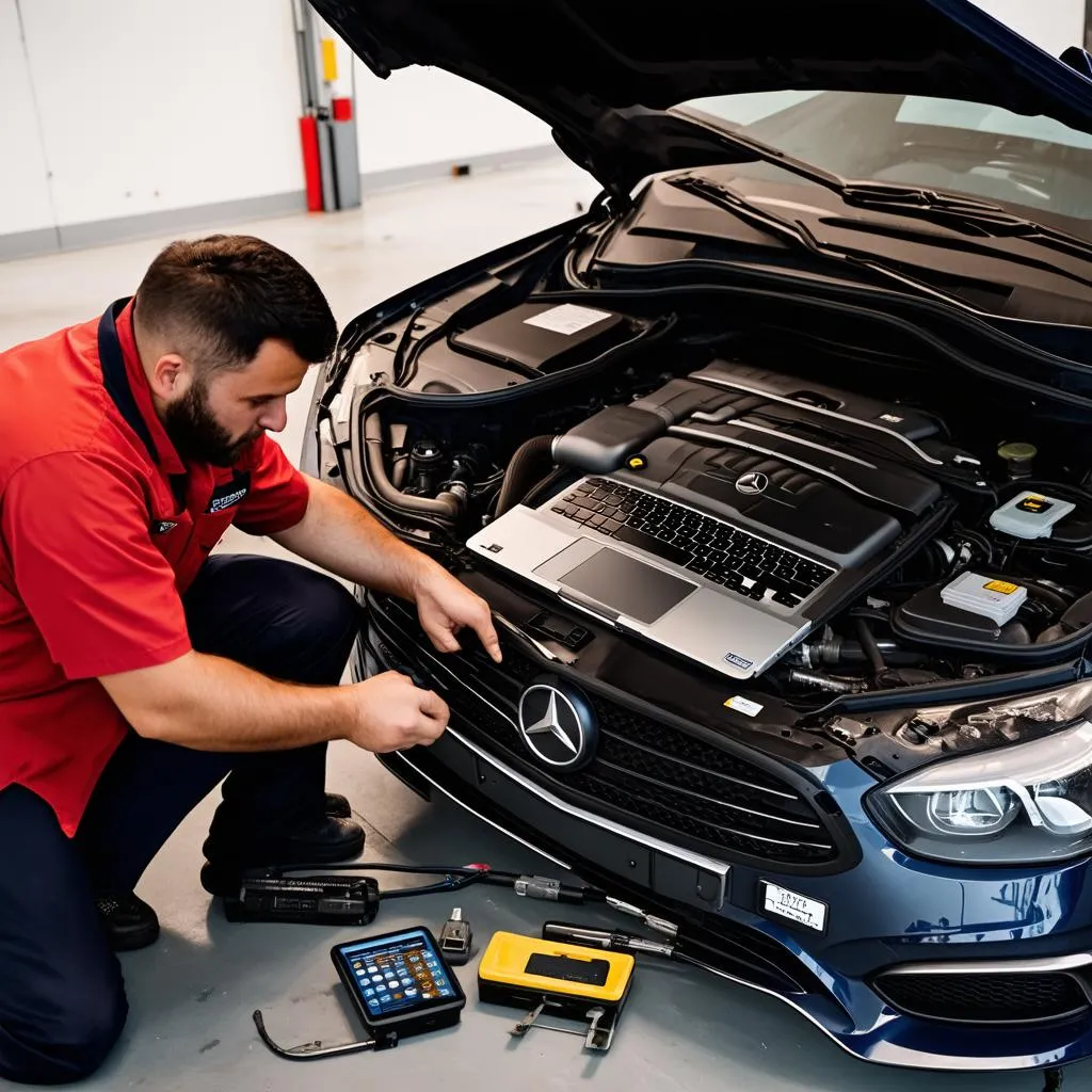 Mercedes Benz engine repair