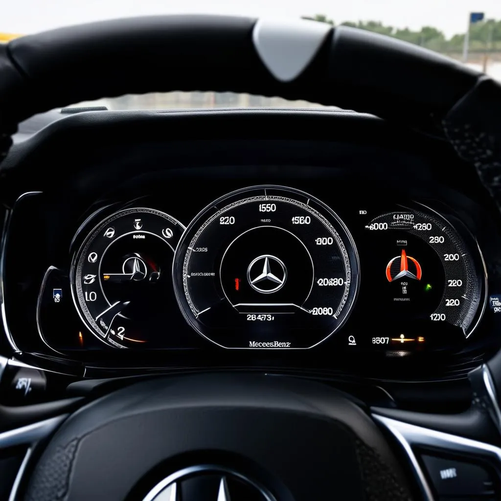 Mercedes dashboard warning lights