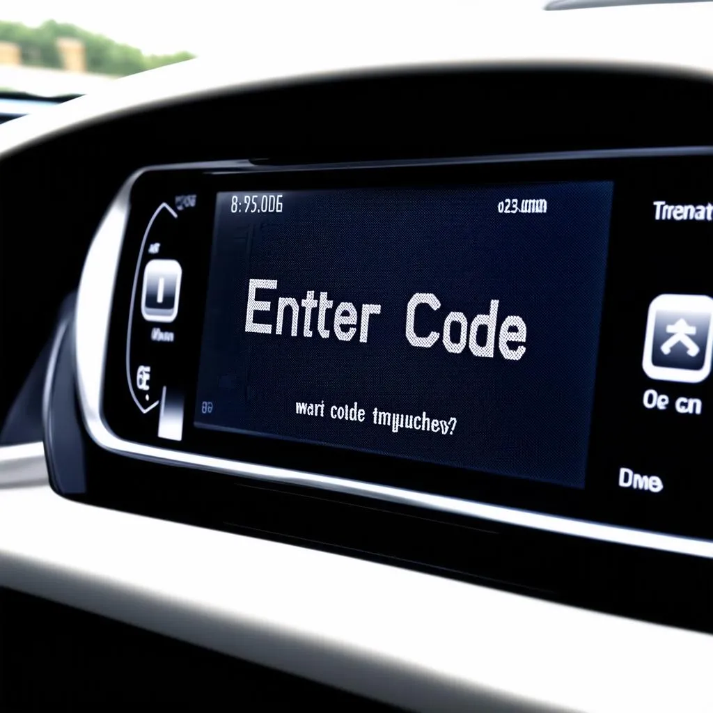 Radio code display