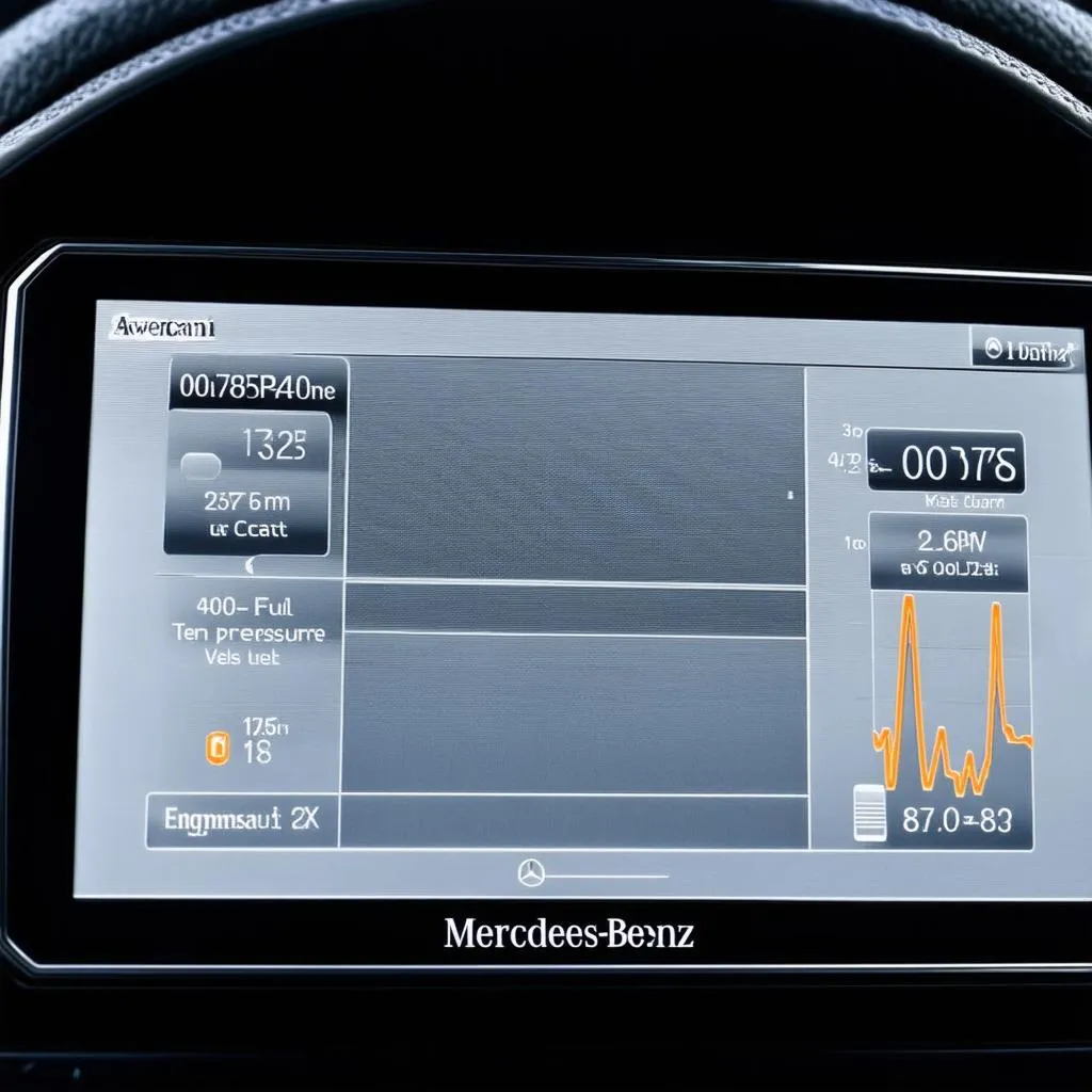 Mercedes Benz Powertrain Diagnostics Tool Dashboard