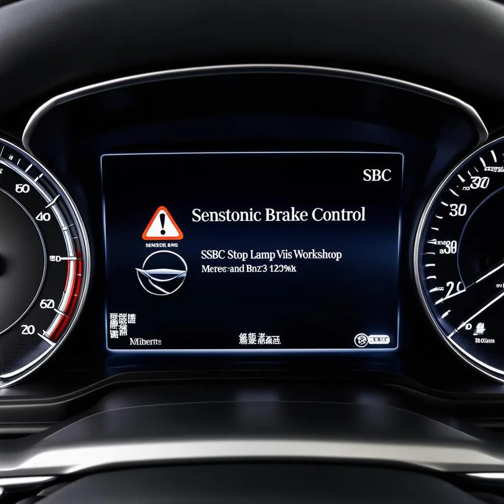 Mercedes Dashboard Warning