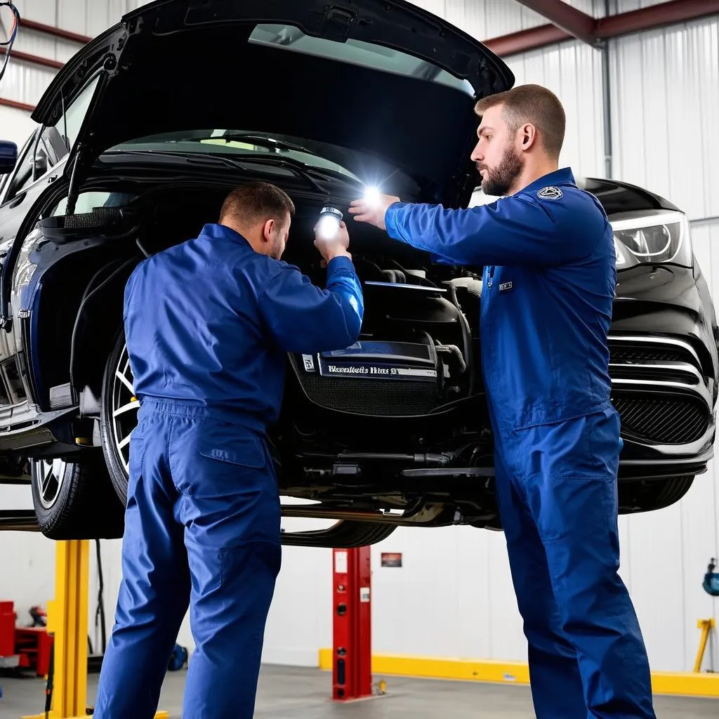 Experienced Mercedes Mechanic Troubleshooting Limp Mode