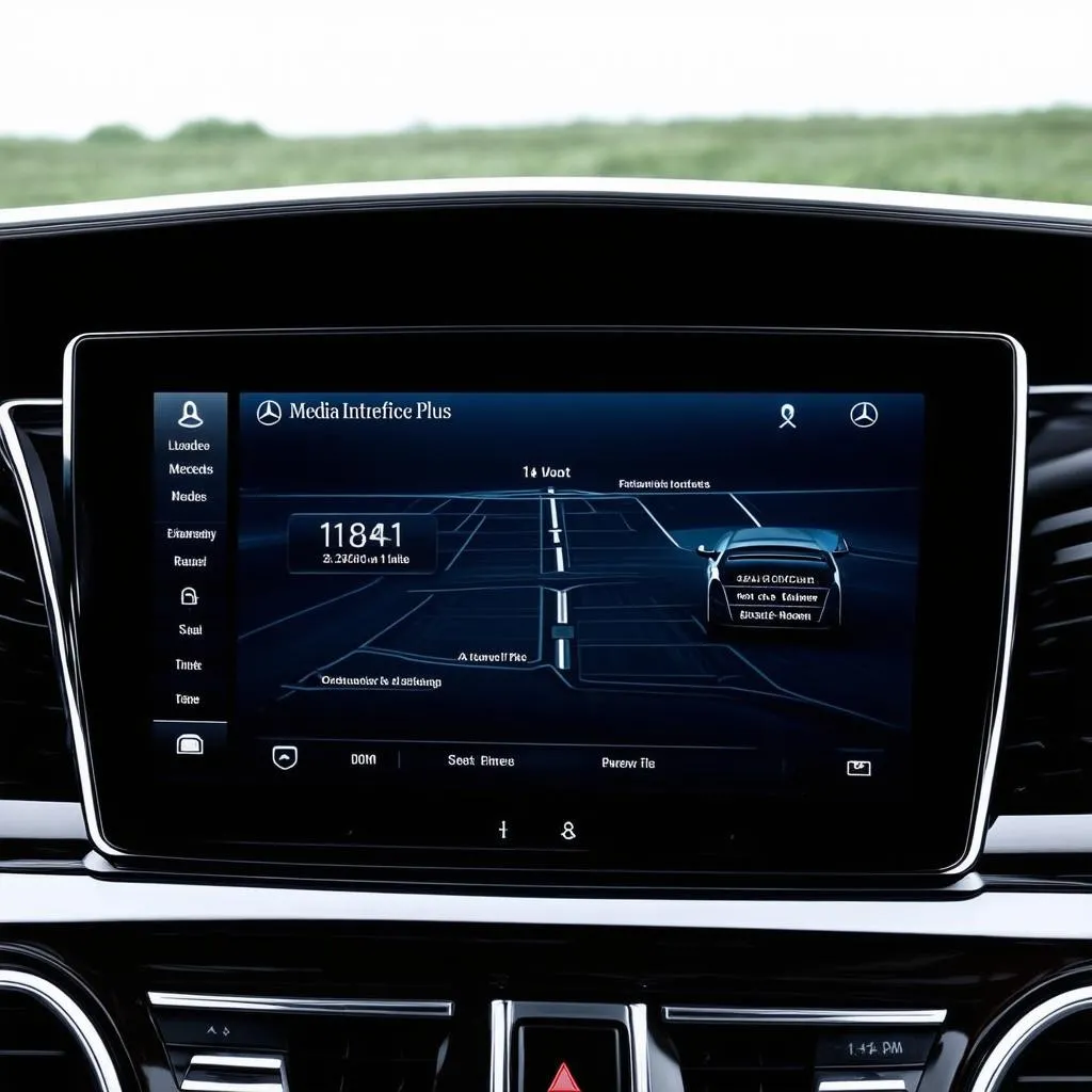 Mercedes Media Interface Plus Screen