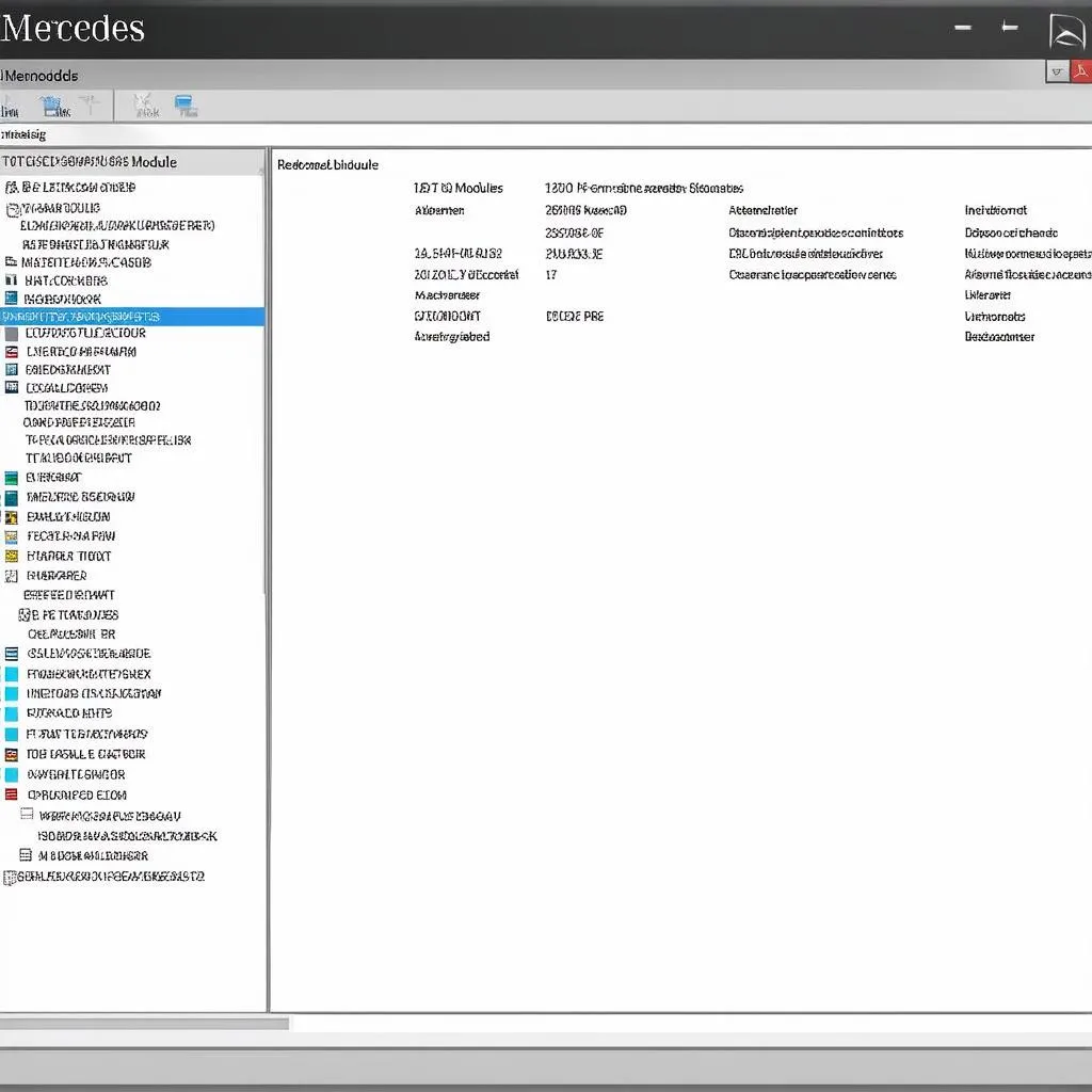 Mercedes Programming Software Interface