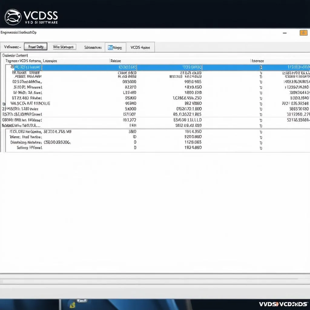 VCDS Software Interface