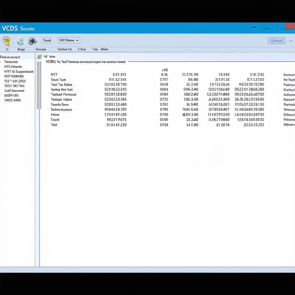 VCDS Software Interface for N75 Valve Test