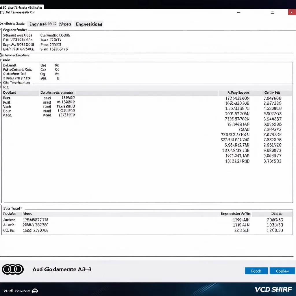 VCDS Software Interface