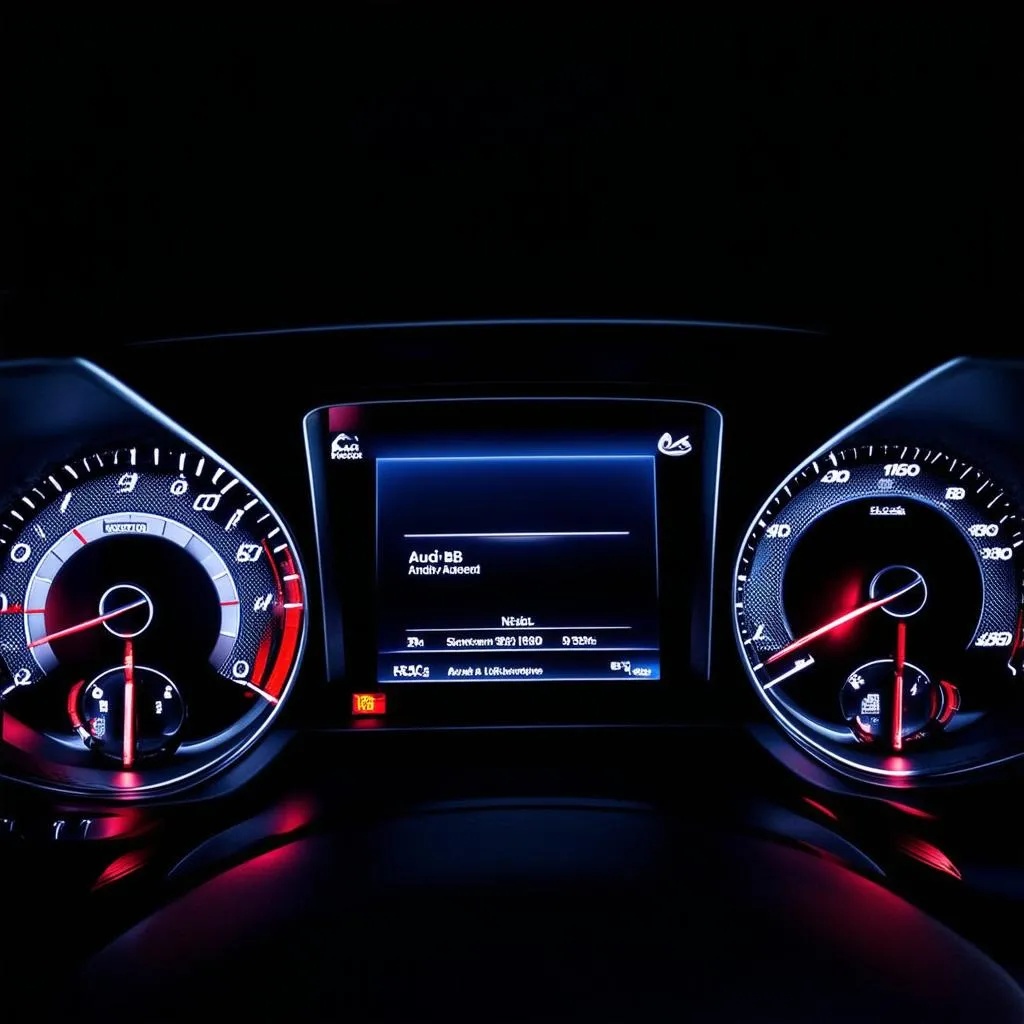 Audi A4 B8 dashboard