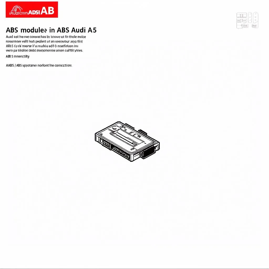 Audi A5 ABS Module