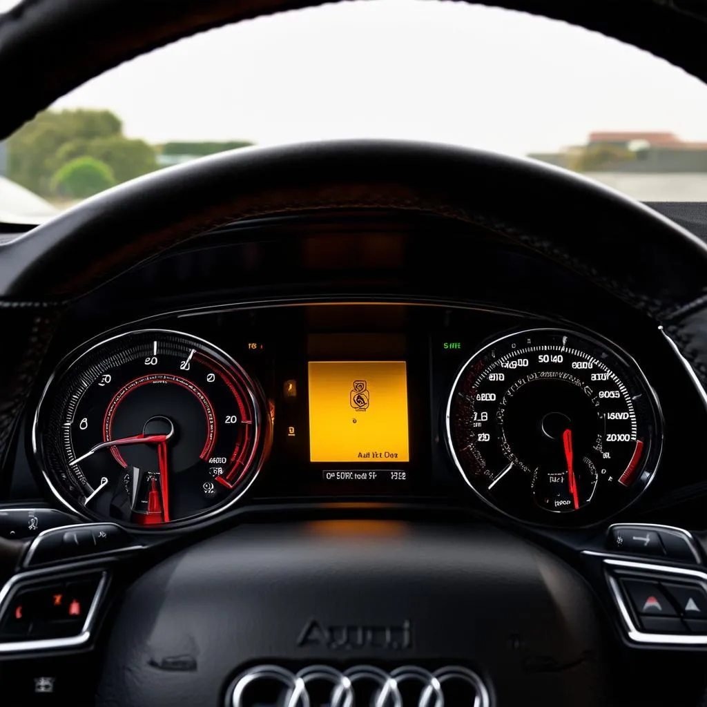 Audi A5 dashboard warning light