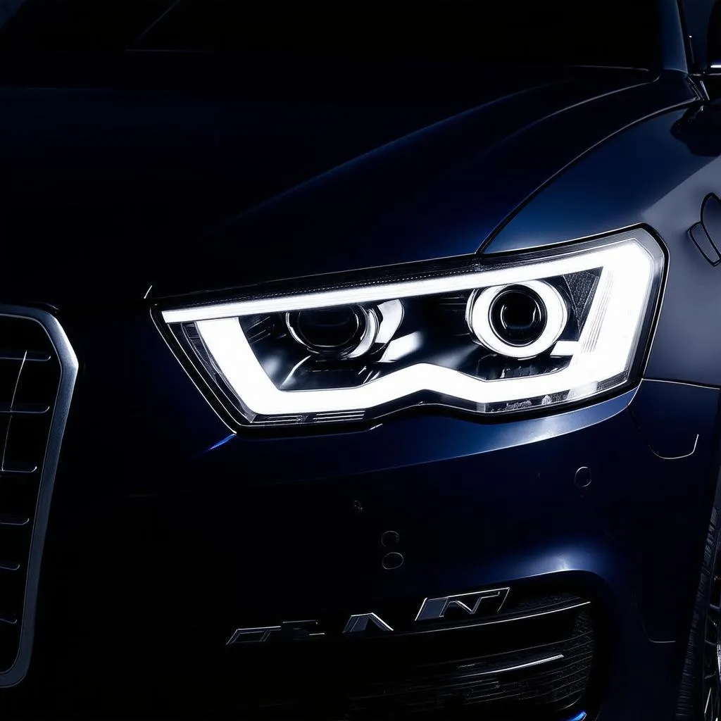 Audi A6 4F headlights