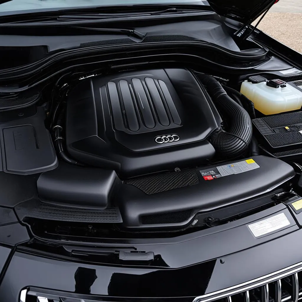 Audi A8 D4 Engine Bay