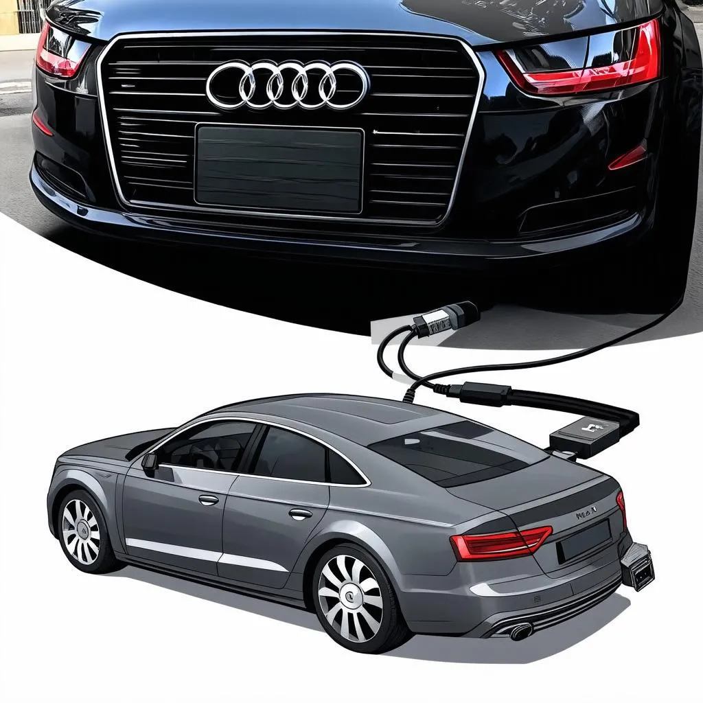 Audi Fan Test with VAG Computer