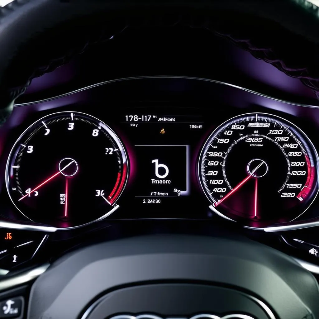 Audi Q7 digital dashboard