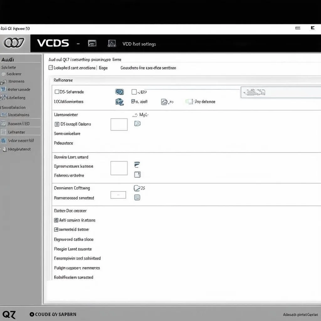 Audi Q7 VCDS Options