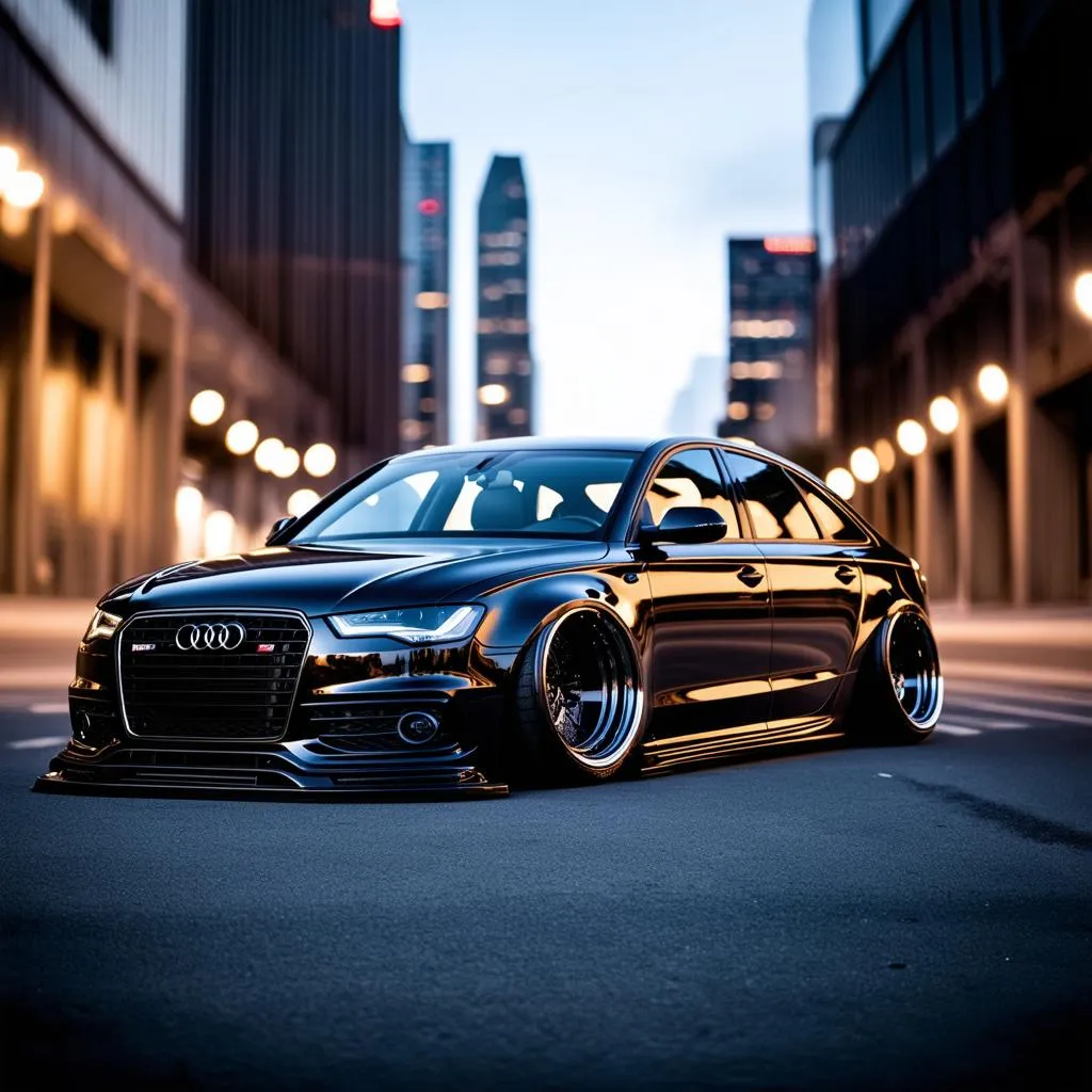 Lowered Audi S6