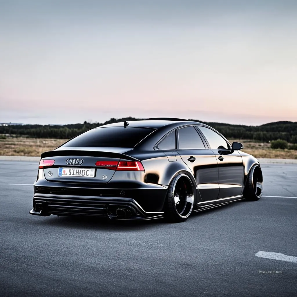 Lowered Audi S7