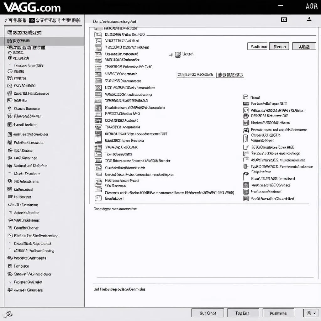 Audi VAG COM Software Interface