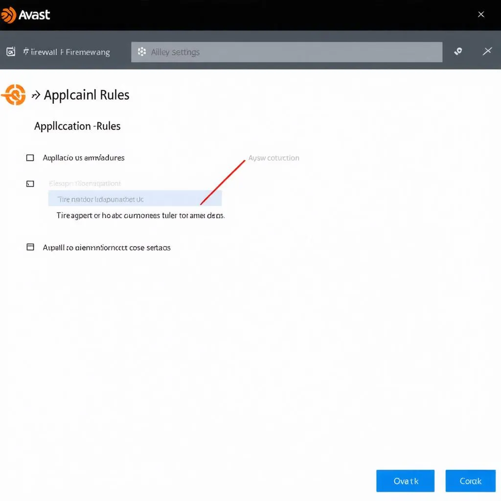 Avast Firewall Settings