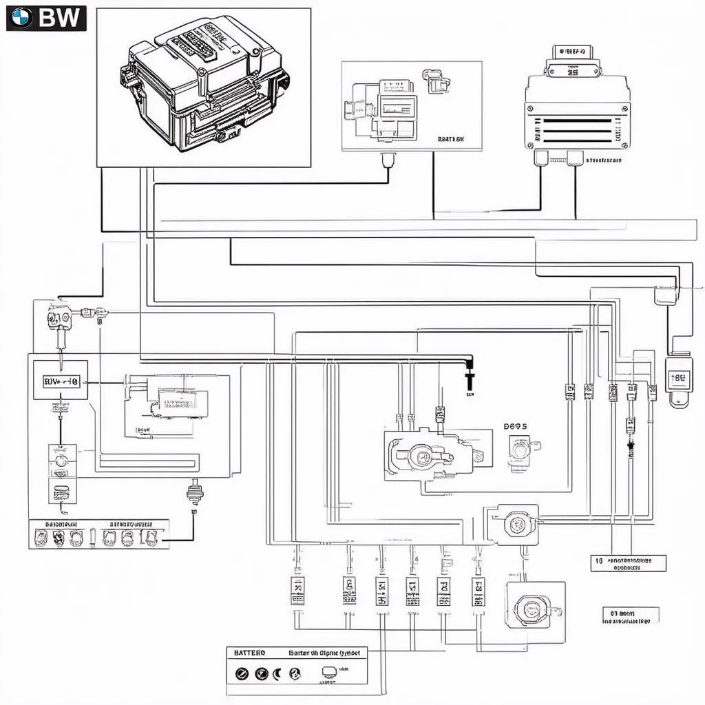 BMW electrical system diagram