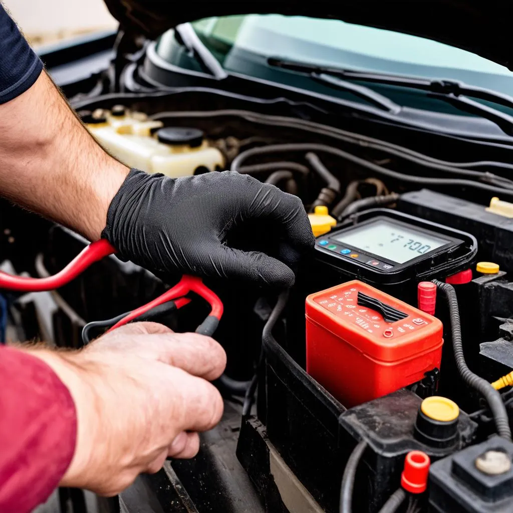 car battery check