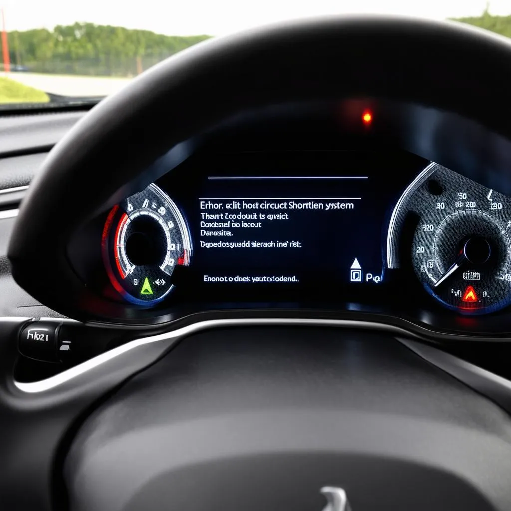 Car Dashboard Error