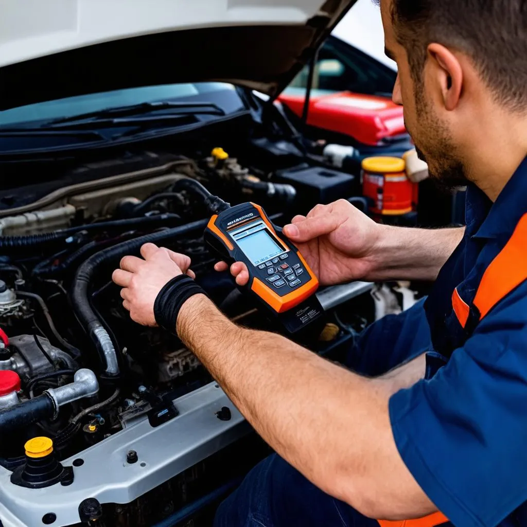 Car Diagnostics in Progress