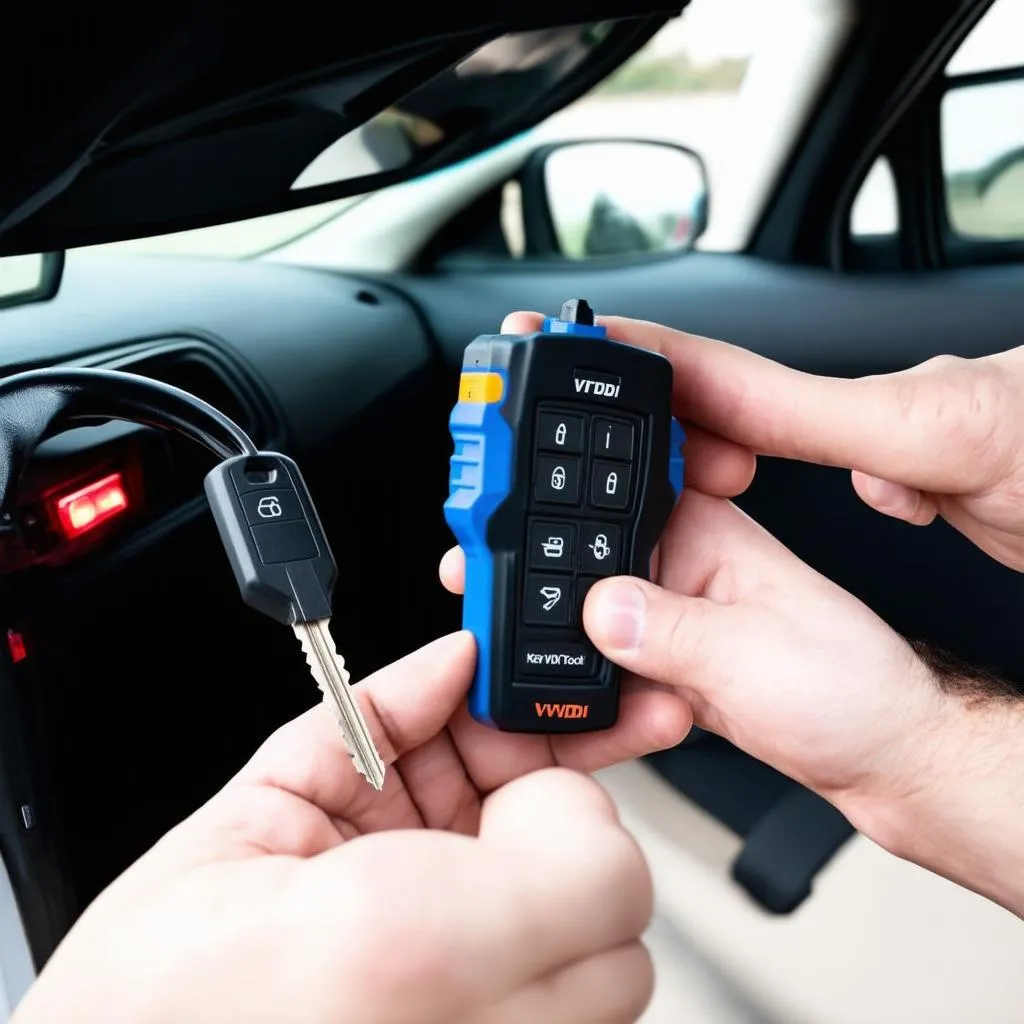 Car Diagnostics Expert Using Key Tool