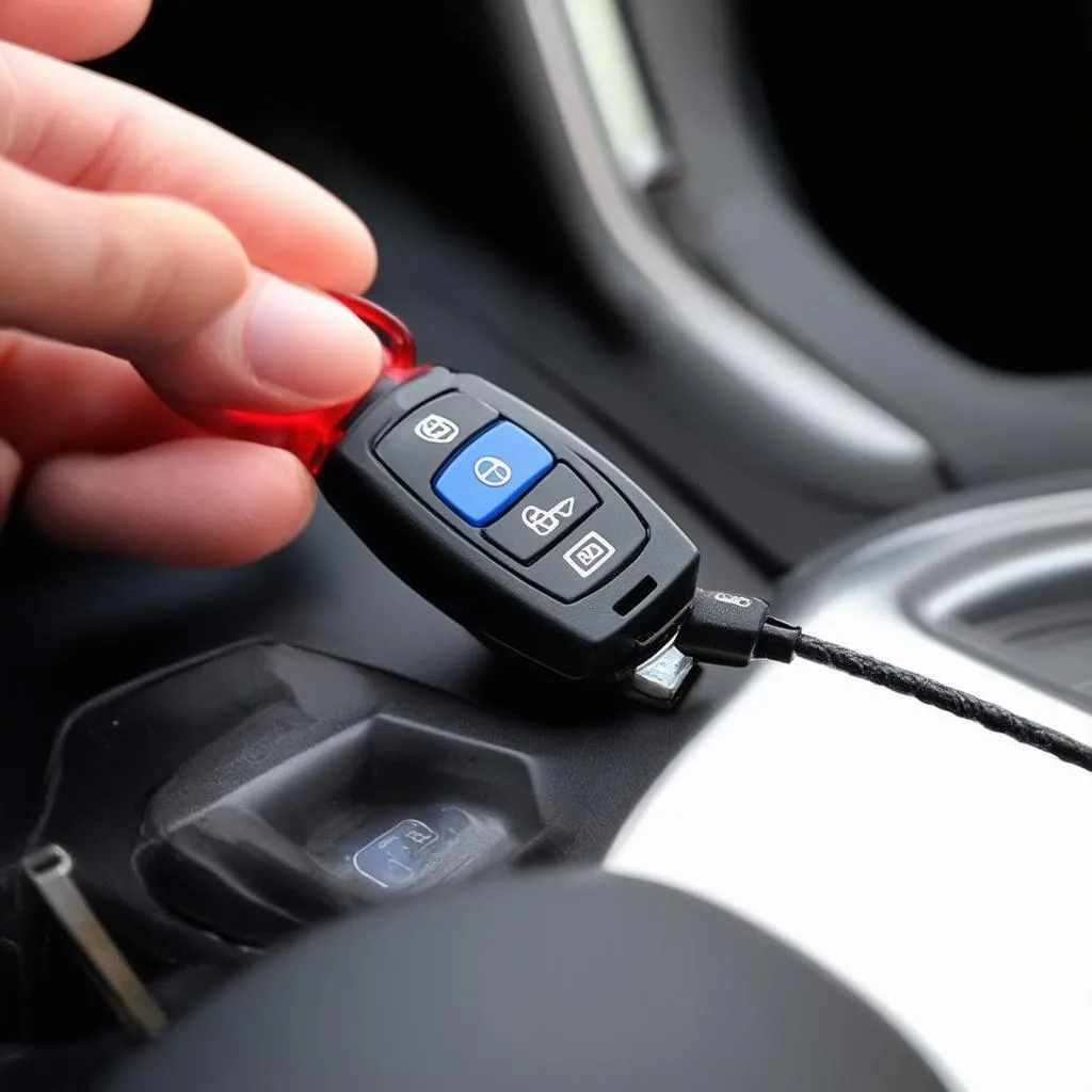 Car key programming process with VVDI Key Tool