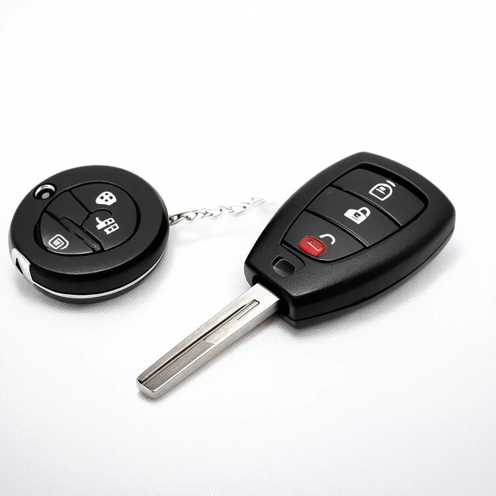 Car key with remote