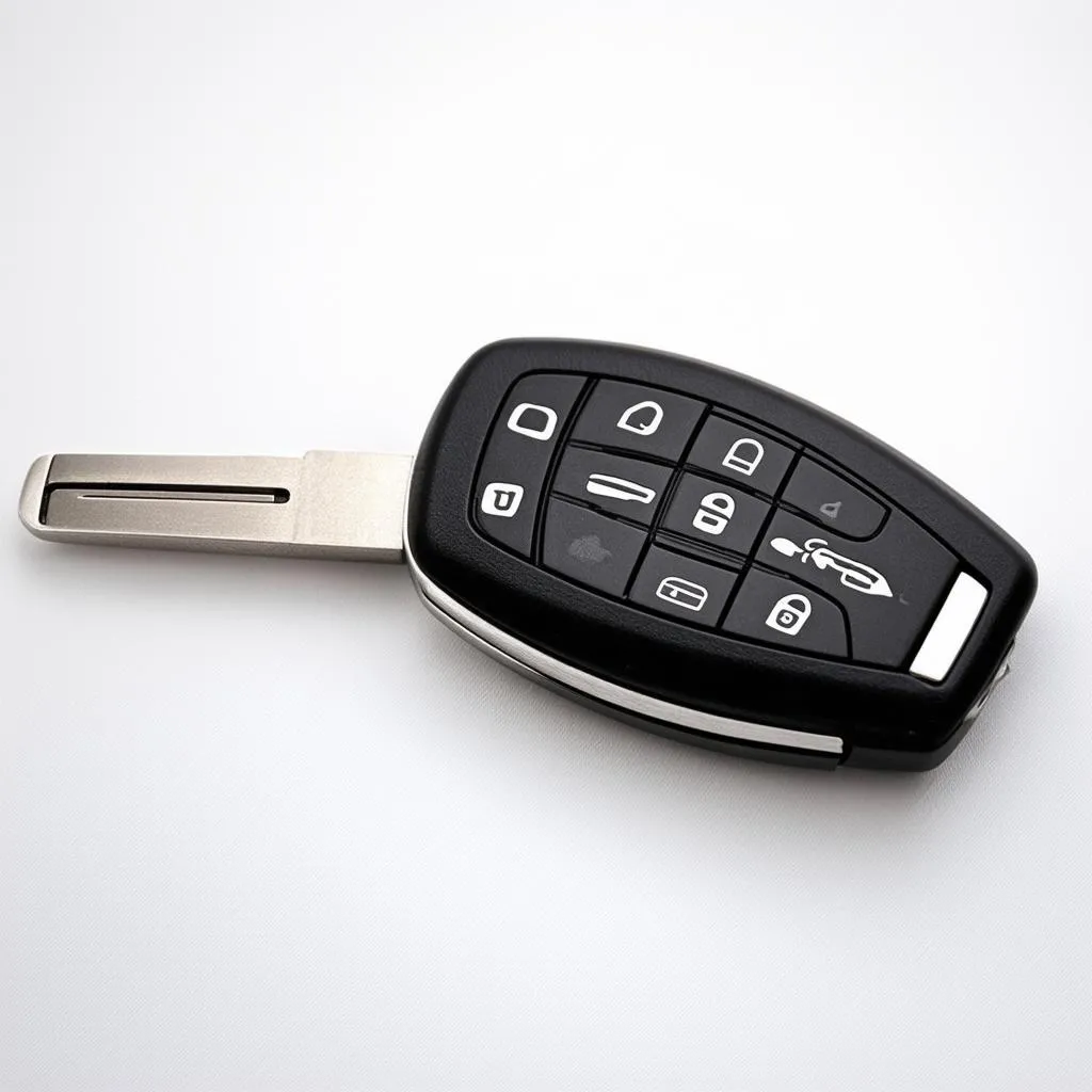 Car key with remote control