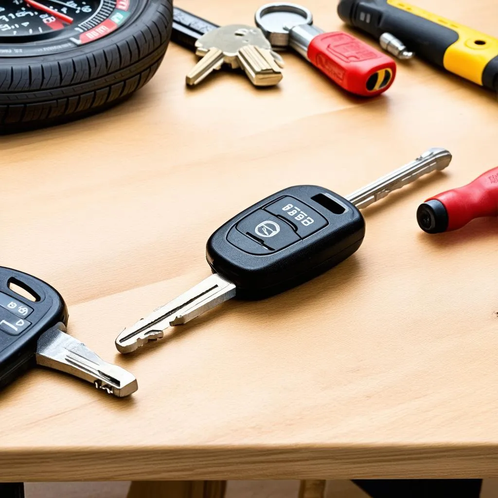 Car Keys on a Table