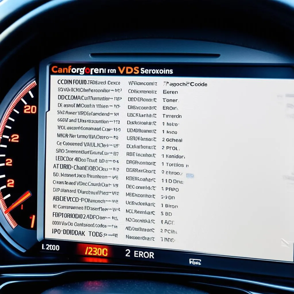 Car Dashboard Error Codes