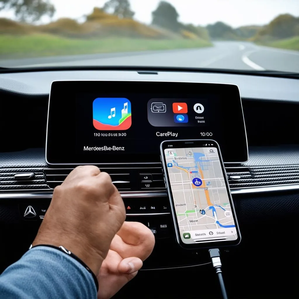 Mercedes CarPlay &amp; Android Auto Phone