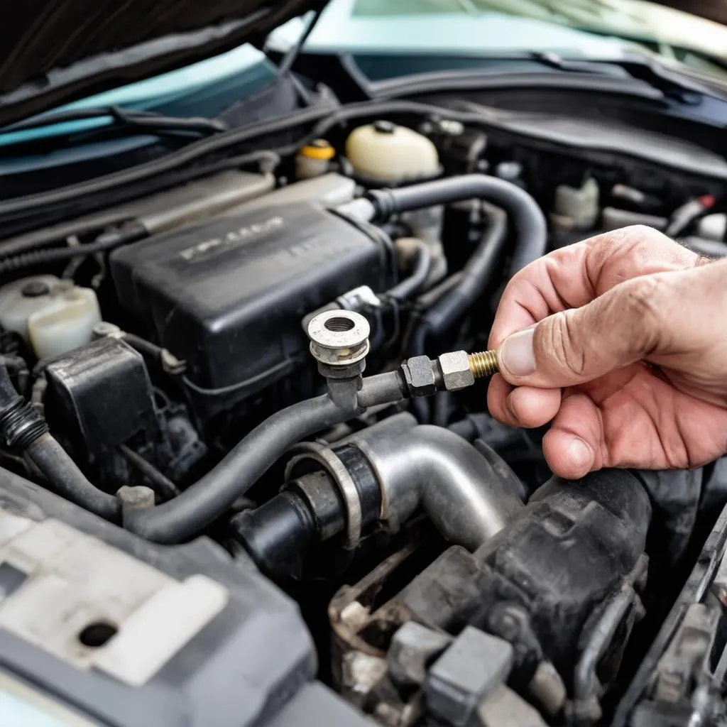 Replacing a Coolant Temperature Sensor