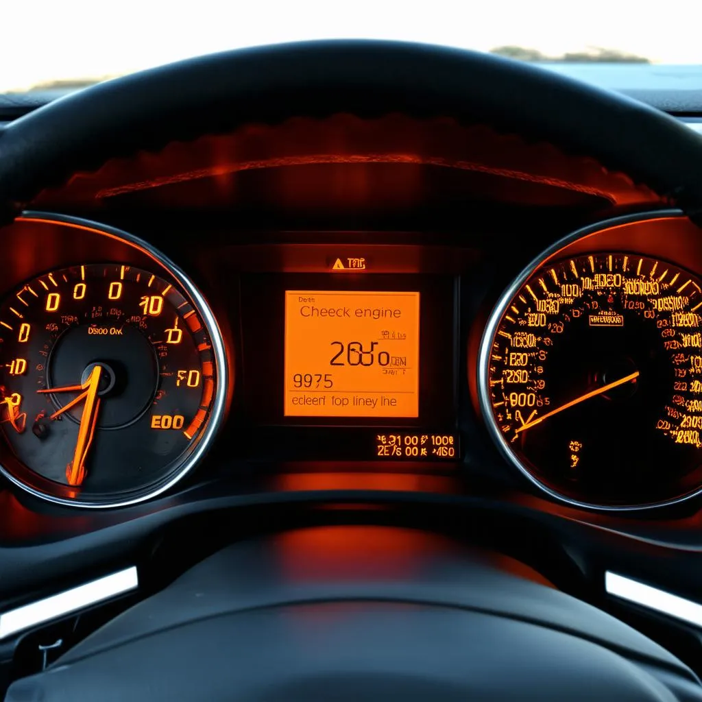 Car Dashboard Warning Lights