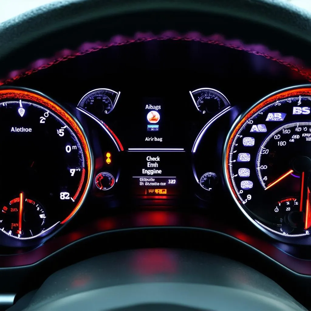 Car Dashboard Warning Lights