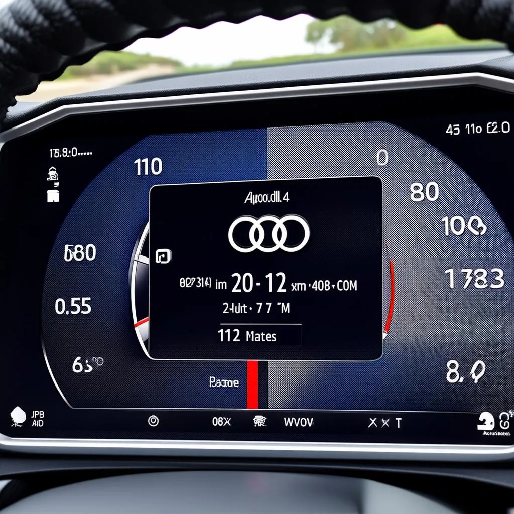 Audi Digital Speedometer