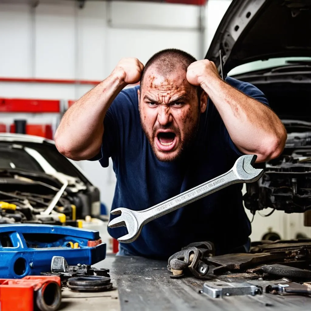 car repair frustration