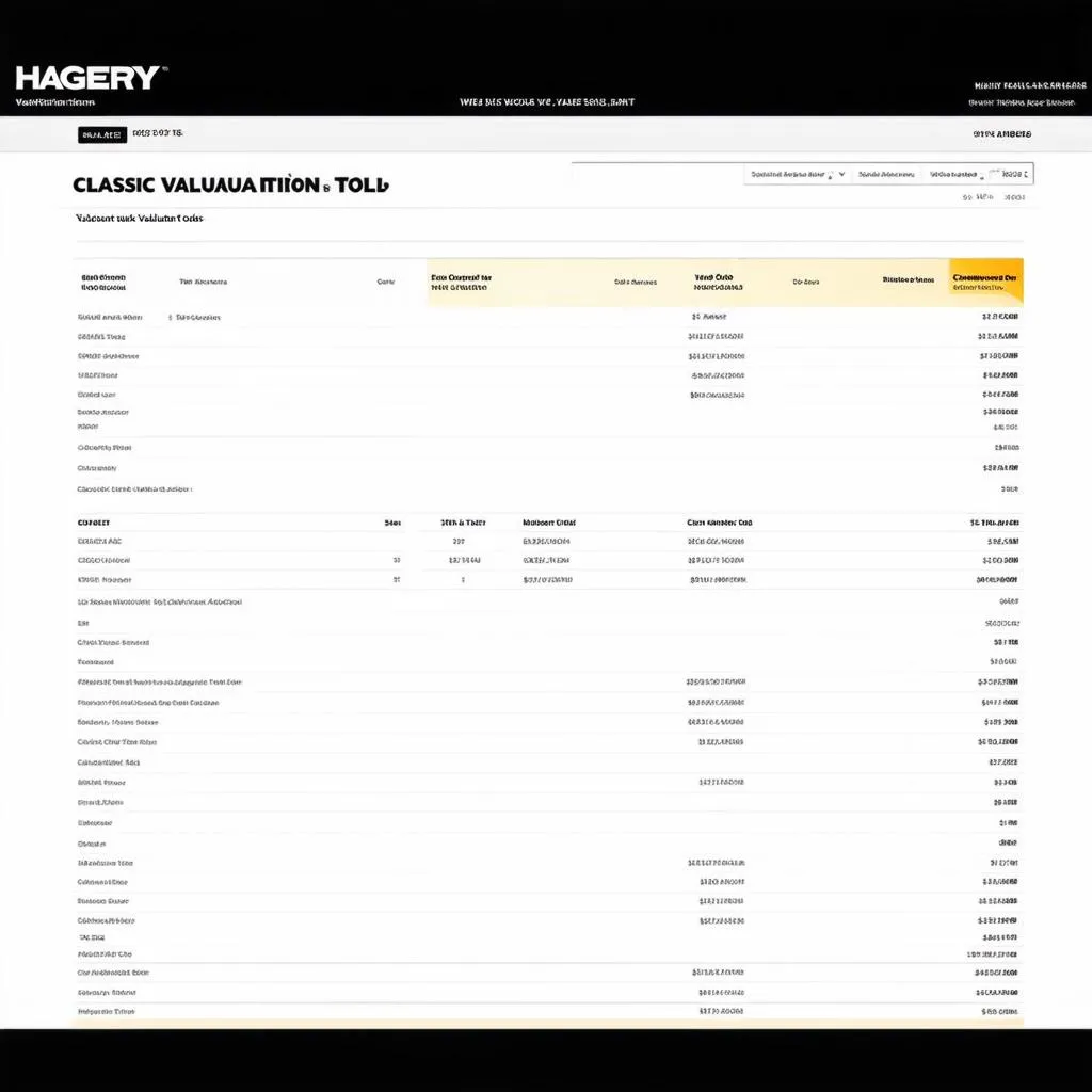 Hagerty Valuation Tool