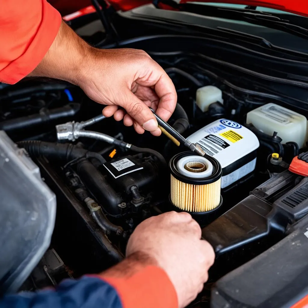 Replacing Fuel Filter in Jetta TDI