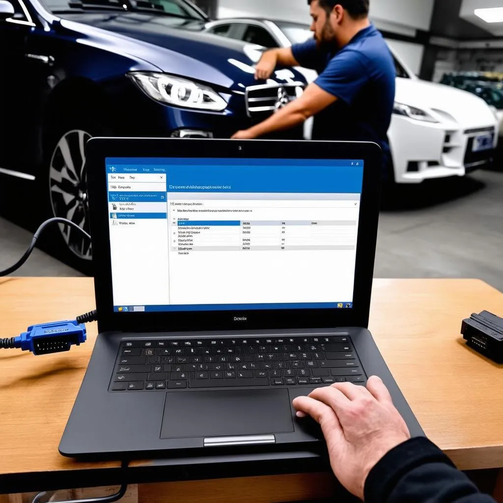 Laptop and Car Diagnostics