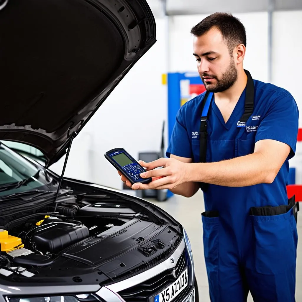 Mechanic using Xhorse Panda XA-006