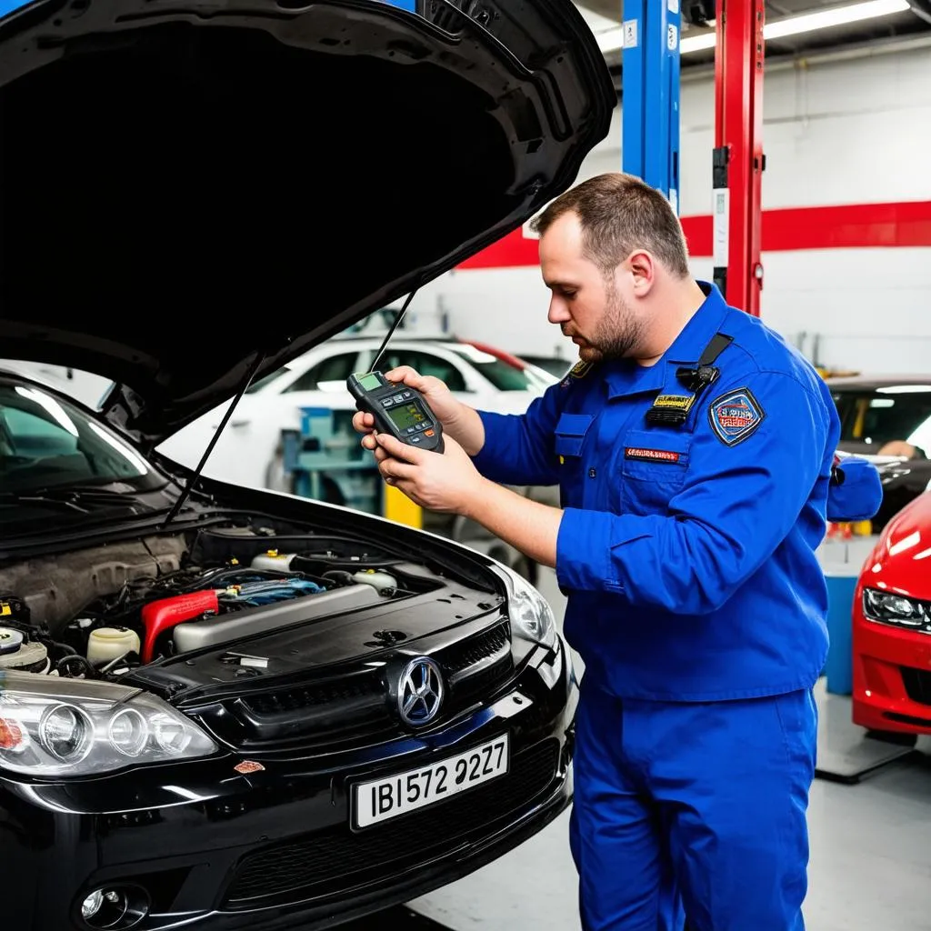 Mechanic Working